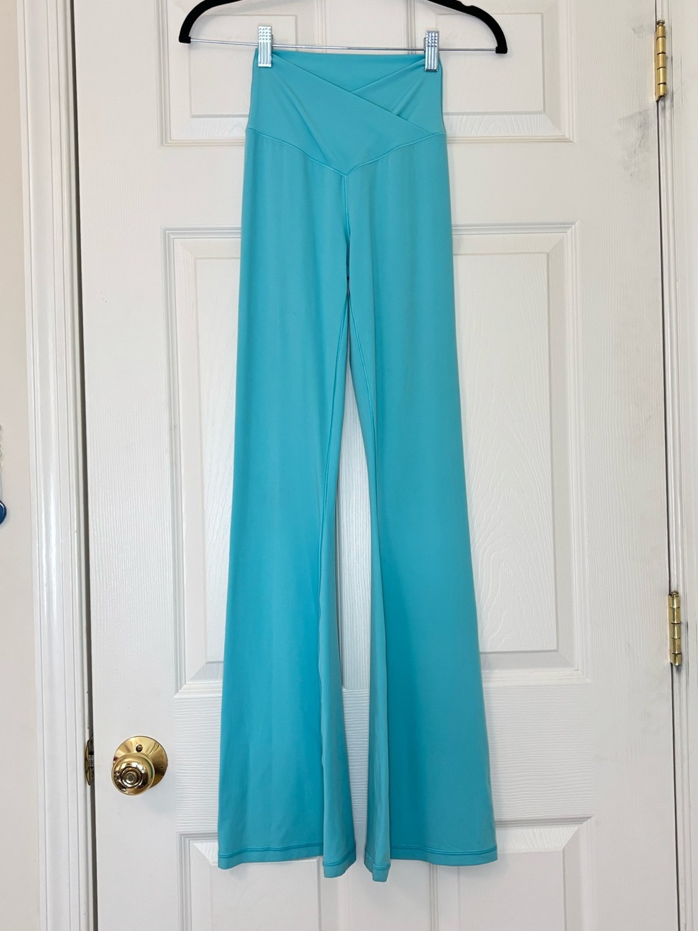 Offline by Aerie Real Me High Waisted Crossover Flare Leggings - Unique Color